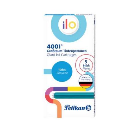 Poza cu PATROANE CERNEALA 4001 ILO TURCOAZ DIMENSIUNE MARE SET 5