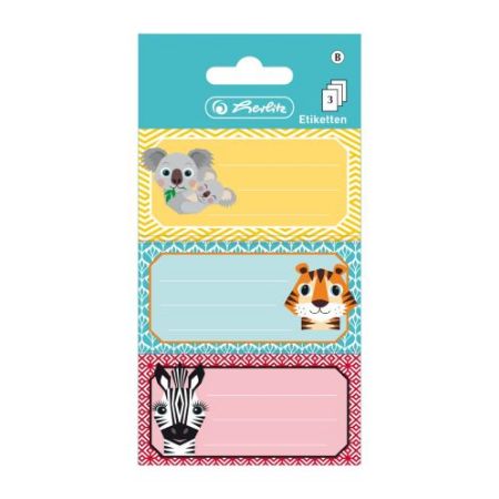 Poza cu ETICHETE SCOLARE CUTE ANIMALS SET 9