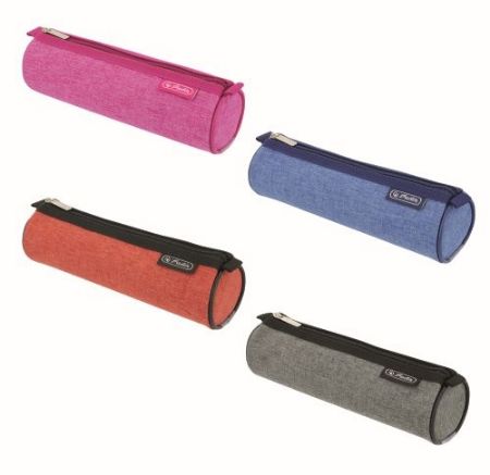 Poza cu PENAR TIP ETUI ROTUND BICOLOR, MIX FETE/BAIETI, 4 CULORI ASORTATE