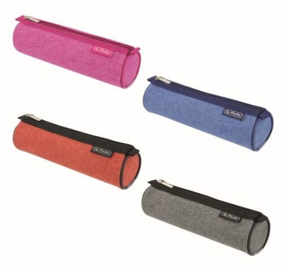 Poza cu PENAR TIP ETUI ROTUND BICOLOR, MIX FETE/BAIETI, 4 CULORI ASORTATE