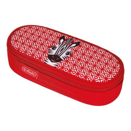 Poza cu PENAR TIP ETUI OVAL, MOTIV CUTE ANIMALS ZEBRA