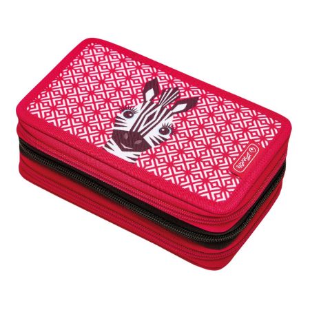 Poza cu PENAR ECHIPAT 31 PIESE 3 FERMOARE MOTIV CUTE ANIMALS ZEBRA