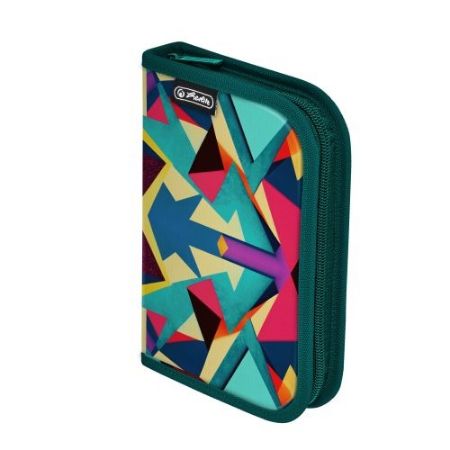 Poza cu PENAR ECHIPAT, 34 PIESE, CU 2 CLAPE, DIMENSIUNE 13,5 X 19,5 X 3,5 CM, MOTIV ABSTRACT