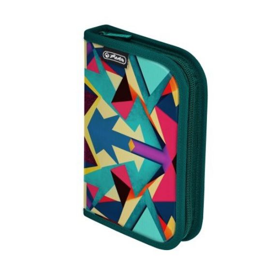 Poza cu PENAR ECHIPAT, 34 PIESE, CU 2 CLAPE, DIMENSIUNE 13,5 X 19,5 X 3,5 CM, MOTIV ABSTRACT