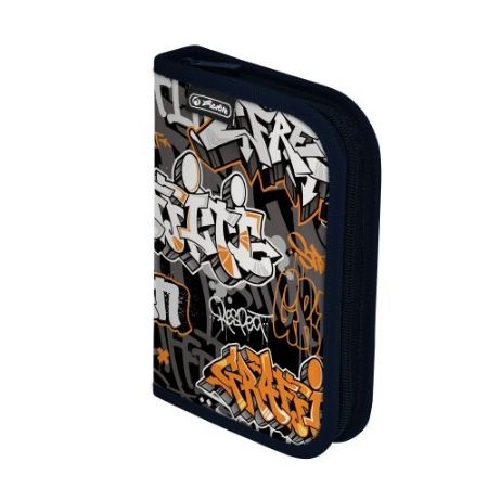 Poza cu PENAR ECHIPAT, 26 PIESE, CU O CLAPA, DIMENSIUNE 13,5 X 19,5 X 3,5 CM, MOTIV DOODLE