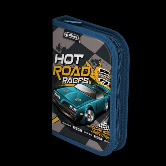 Poza cu PENAR ECHIPAT, 16 PIESE, DIMENSIUNE 13,5 X 19,5 X 3,5 CM, MOTIV HOT ROAD