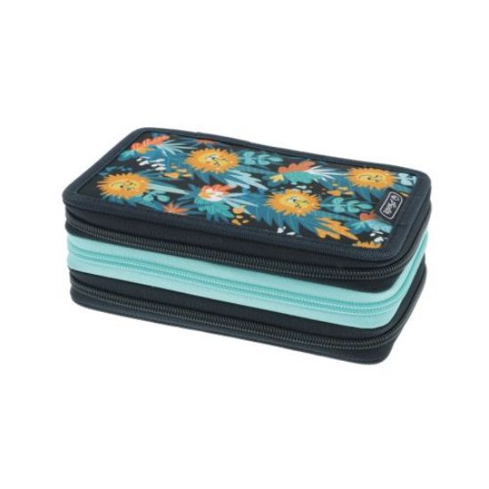 Poza cu PENAR ECHIPAT 31 PIESE, 3 COMPARTIMENTE, MOTIV HAPPY LIONS