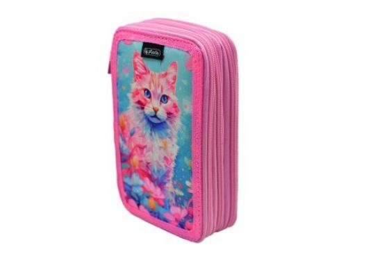 Poza cu PENAR NEECHIPAT CU 3 FERMOARE, DIMENSIUNE 20 X 6 X 13 CM, MOTIV CAT