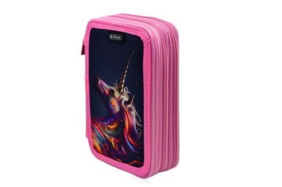 Poza cu PENAR NEECHIPAT CU 3 FERMOARE, DIMENSIUNE 20 X 6 X 13 CM, MOTIV ABSTRACT UNICORN