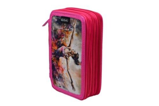 Poza cu PENAR NEECHIPAT CU 3 FERMOARE, DIMENSIUNE 20 X 6 X 13 CM, MOTIV BALLERINA