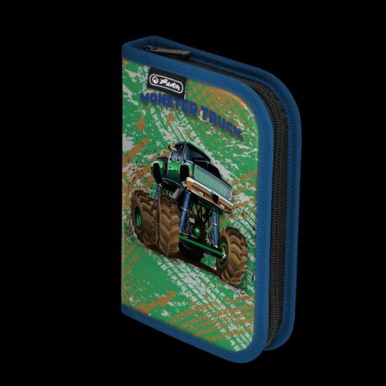 Poza cu PENAR NEECHIPAT CU DOUA CLAPE, DIMENSIUNE 13,5 X 19,5 X 3 CM, MOTIV MONSTER TRUCK