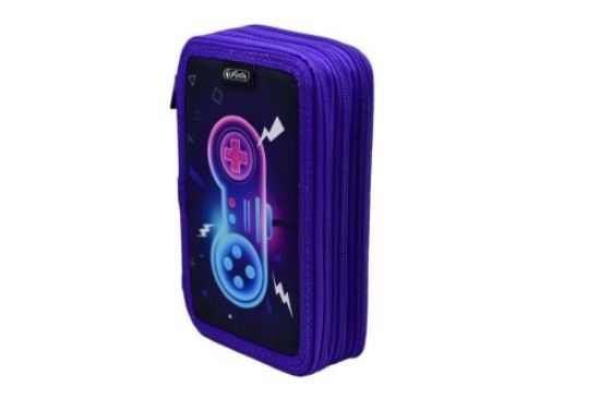 Poza cu PENAR NEECHIPAT CU 3 FERMOARE, DIMENSIUNE 20 X 6 X 13 CM, MOTIV  GAME