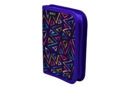 Poza cu PENAR NEECHIPAT CU DOUA CLAPE, DIMENSIUNE 13,5 X 19,5 X 3 CM, MOTIV TRIANGLE