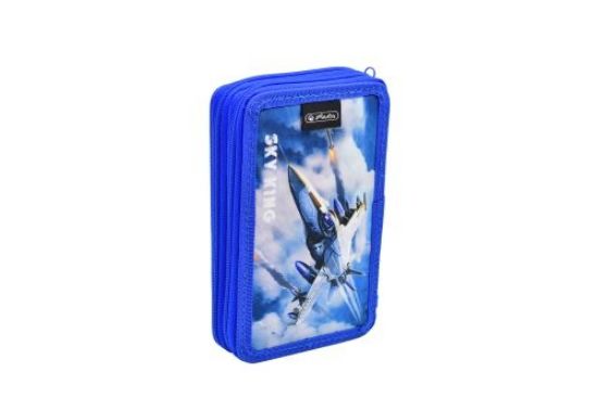 Poza cu PENAR NEECHIPAT CU 2 FERMOARE, DIMENSIUNE 20 X 4,5 X 13 CM, MOTIV SKY KING