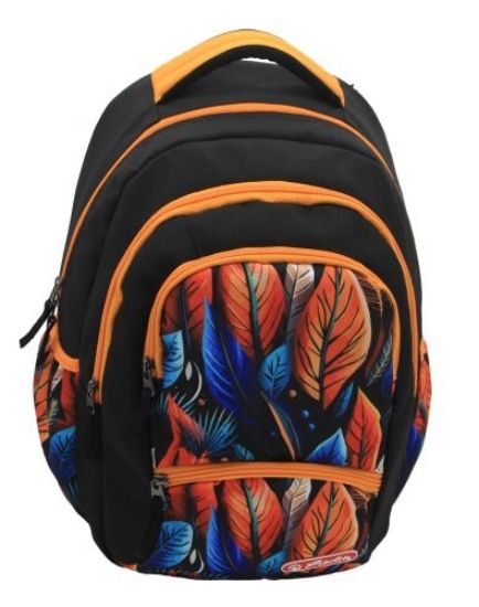 Poza cu RUCSAC, ZIPPER PRO, DIMENSIUNE 43X29X22 CM, MOTIV LEAVES
