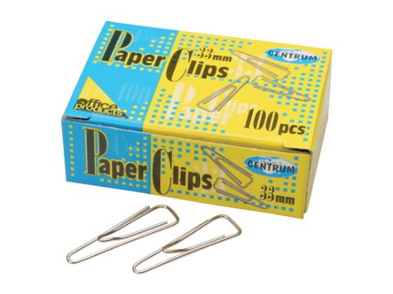 Poza cu Agrafe metalice 33 mm, triunghiulare, 100buc/cut