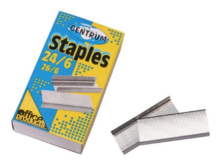 Poza cu Capse metalice zincate nr. 24/6 1000 buc