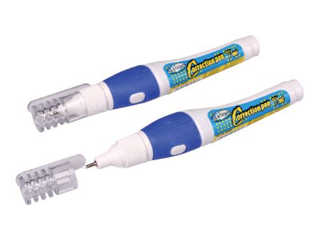 Poza cu Corector cu varf metalic si grip, capacitate 7 ml