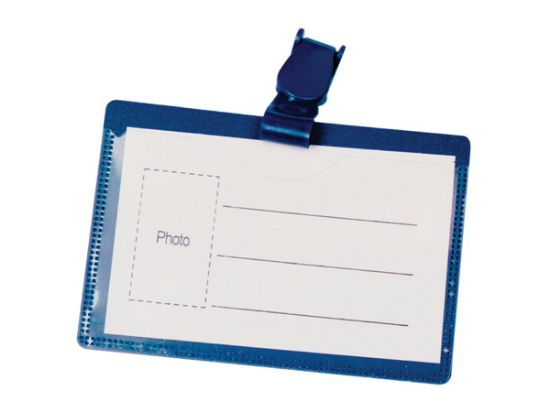 Poza cu Ecuson plastic mat cu clips