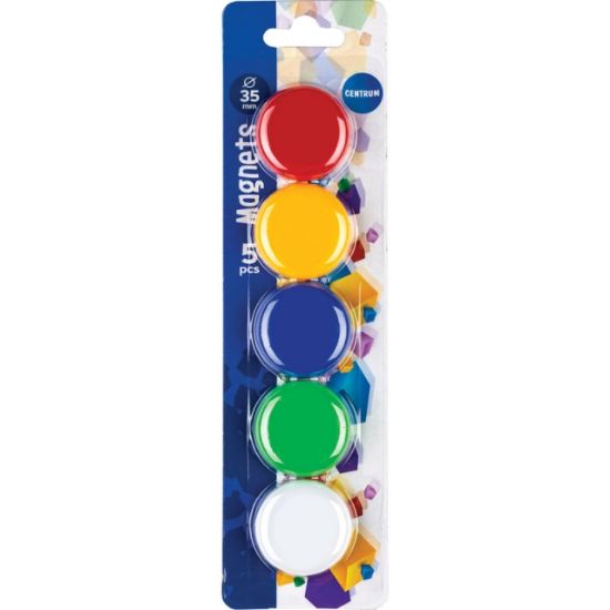 Poza cu Magneti color - diametru 35 mm - 5 buc / blister