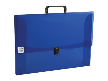 Poza cu Mapa plastic A3 cu maner inmagazinare 2,5 cm (3 culori)