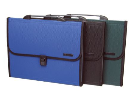 Poza cu Servieta plastic A4 cu maner si 6 compartimente