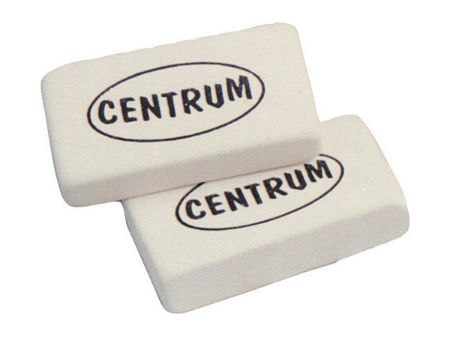 Poza cu Radiera dreptunghiulara mare - alba