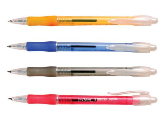 Poza cu Pix automatic cu grip OPAL- mina albastra