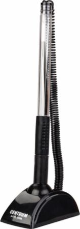 Poza cu Pix cu postament adeziv si snur - mina albastra