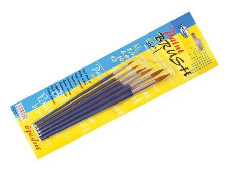 Poza cu Pensule 6 buc/set varf rotund (Nr. 2, 4, 6, 8, 10, 12)