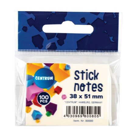 Poza cu Notes adeziv 38x51mm - 100 file - galben pal