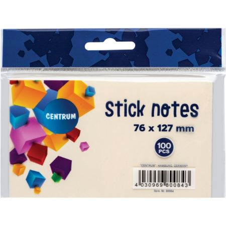 Poza cu Notes adeziv 76x127mm - 100 file - galben pal