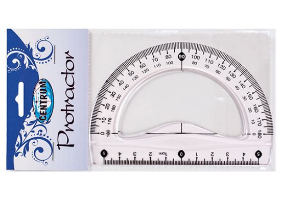 Poza cu Raportor , baza - rigla de 10 cm