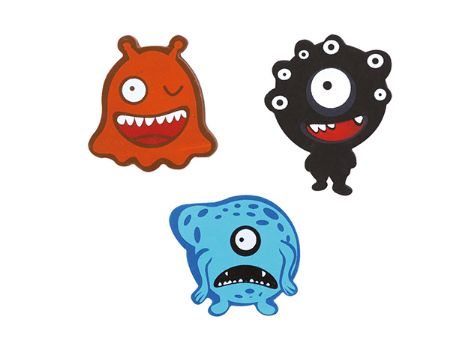 Poza cu Radiera diverse forme "MONSTERS"