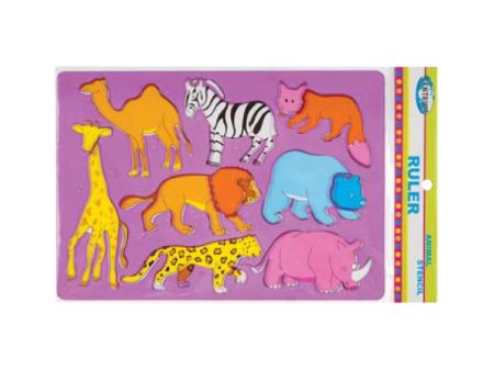 Poza cu Sablon cu diferite forme (animale domestice si salbatice)