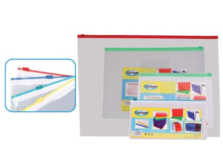 Poza cu Plic plastic tip "Aeroport" pentru transport documente si obiecte personale, 442x320mm