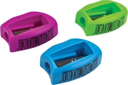 Poza cu Ascutitoare de plastic diverse culori, in borcan plastic 24 buc