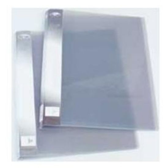 Poza cu Dosar plastic A4, cu clema pivotanta si buzunar interior, 5 culori semi-transparente, 0.60mm