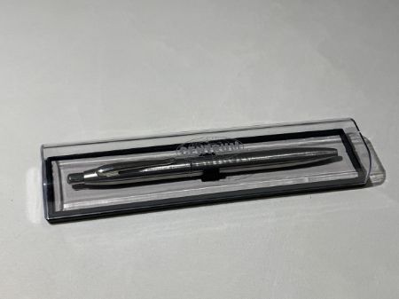 Poza cu Set pix metalic Silver Ice in etui pvc capac transparent CENTRUM