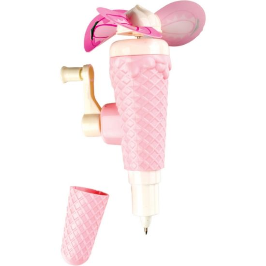 Poza cu PIX ”ICE CREAM” in forma de inghetata cu ventilator mecanic in capul pixului. Mina 0.7 mm. 12buc/display modele asortate.