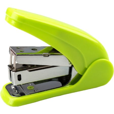 Poza cu Capsator de plastic Nr.10 cu mecanism metalic, pentru 12 pagini. Deschidere de 35mm. Culori asortate. NOU!!