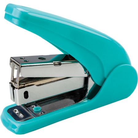 Poza cu Capsator de plastic, Nr. 24/6  cu mecanism metalic, pentru 12 pagini, deschidere de 38mm. Culori asortate.