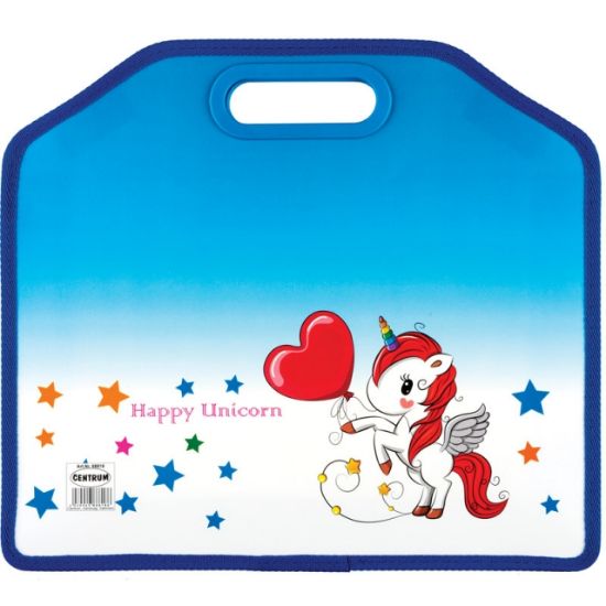 Poza cu Servieta plastic A4, model UNICORN. Dimensiune 375 x330 x80mm NOU!!