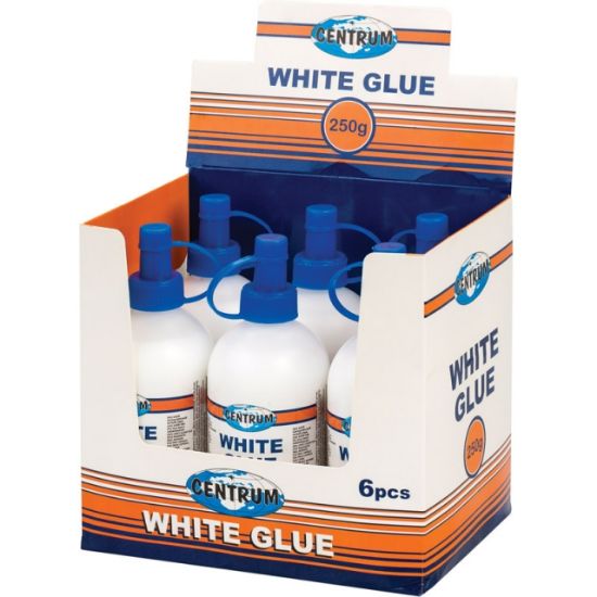 Poza cu Lipici lichid alb 250 ml, (gen Aracet), 6 buc/display, prevazut cu supapa pentru o folosire indelungata.