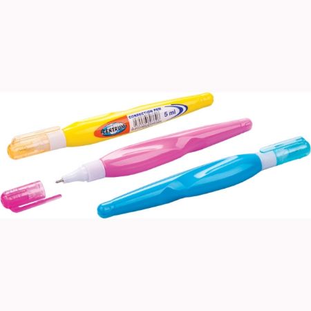 Poza cu Creion corector happy color, cu varf metalic, capacitate 5ml. 12buc/display.