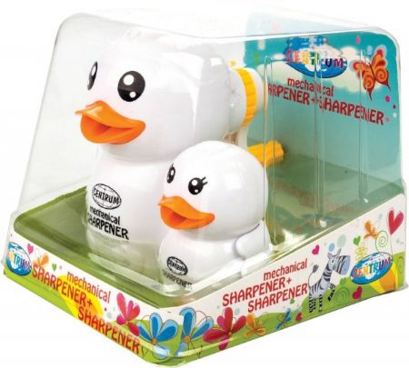 Poza cu Set de 2 ascutitori mecanice, metalice, design in forma de ratusca. NOU!!!