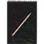 Poza cu Scratch book dimensiuni 175x124mm 10 pagini de razuit 1 instrument de bambus si 1 pix de bambus.
