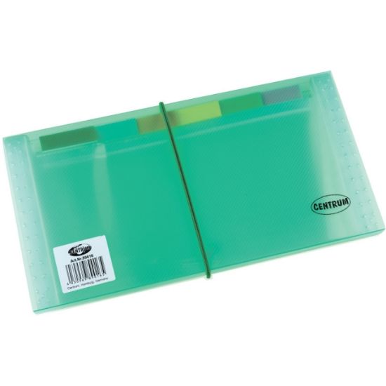 Poza cu Mapa cu elastic cu 7 compartimente, dimensine B6. 4 culori asortate.