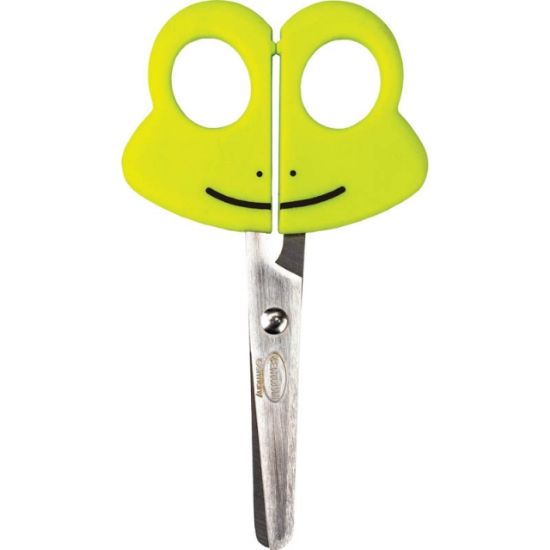 Poza cu Foarfeca 120 mm. varf rotund, manere colorate cu figurine. 24buc/display.