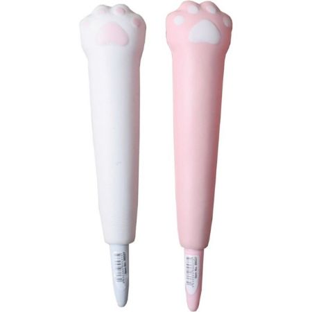 Poza cu Pix SQUISHY PAW mina albastra, 24buc/display.